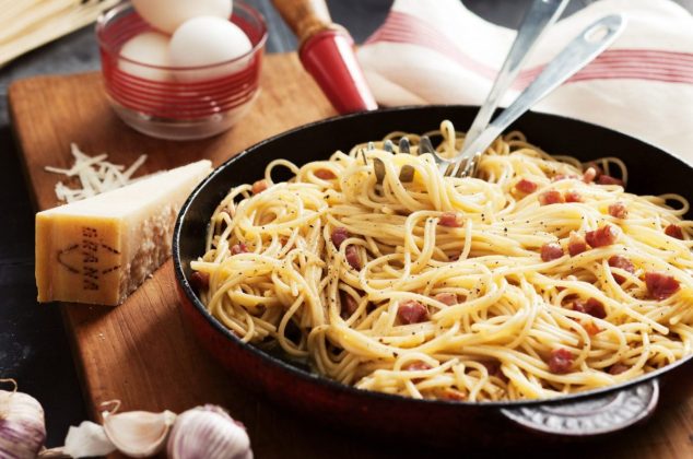 Receta de espagueti a la carbonara, ¡lista en 20 minutos!