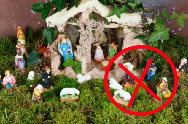 Por esta razón debes evitar usar heno y musgo en el nacimiento navideño