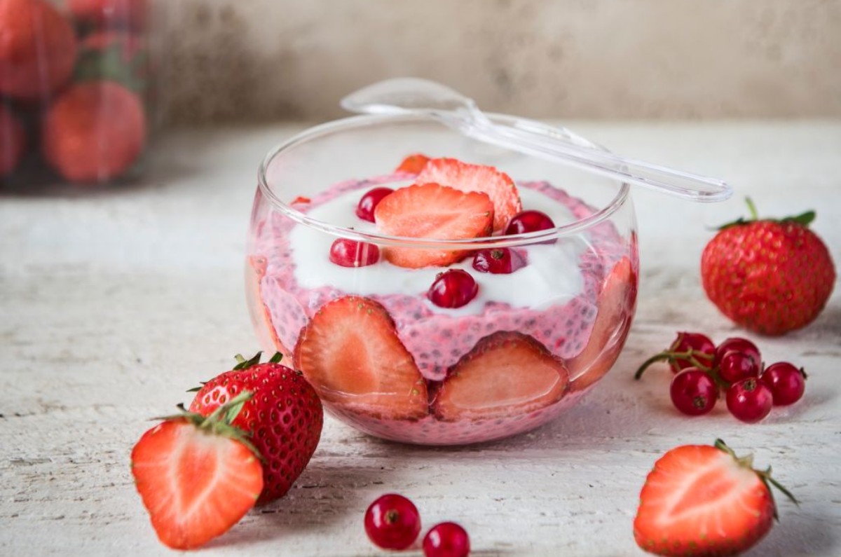 fresas con crema receta