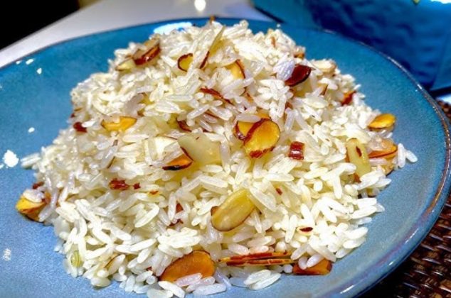 Delicioso arroz de almendras y arándanos ¡En 4 sencillos pasos!