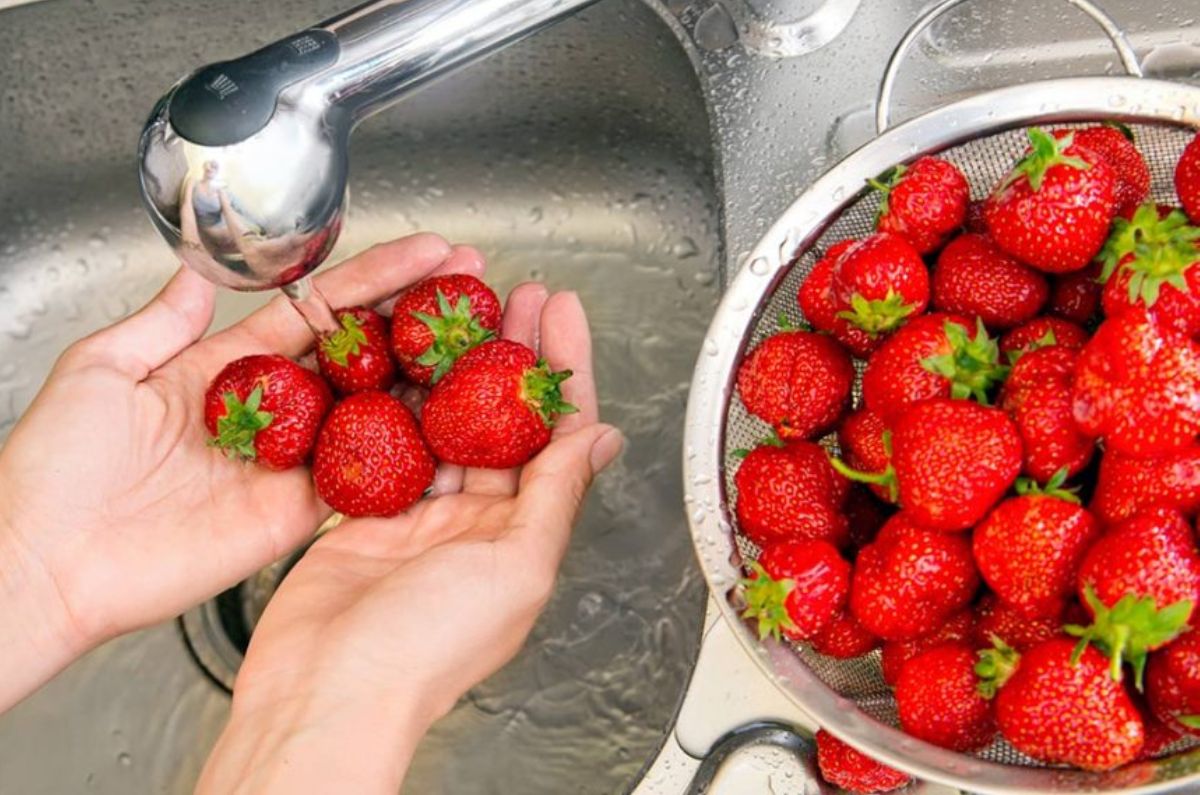 cómo desinfectar fresas