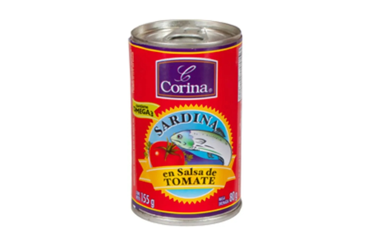 2. Corina/ Sardinas en salsa de tomate / 425 gramos ($28). 