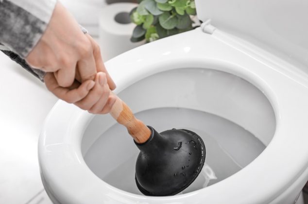 3 trucos efectivos para destapar un baño rápidamente