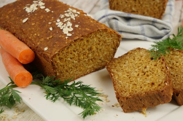 Receta de pan de zanahoria ¡Con solo 6 ingredientes!