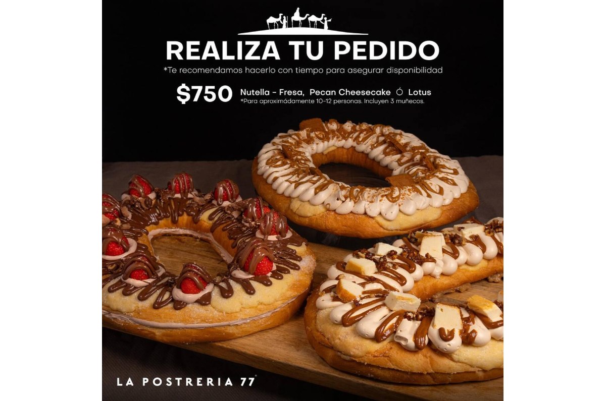 roscas de reyes en la postrería 