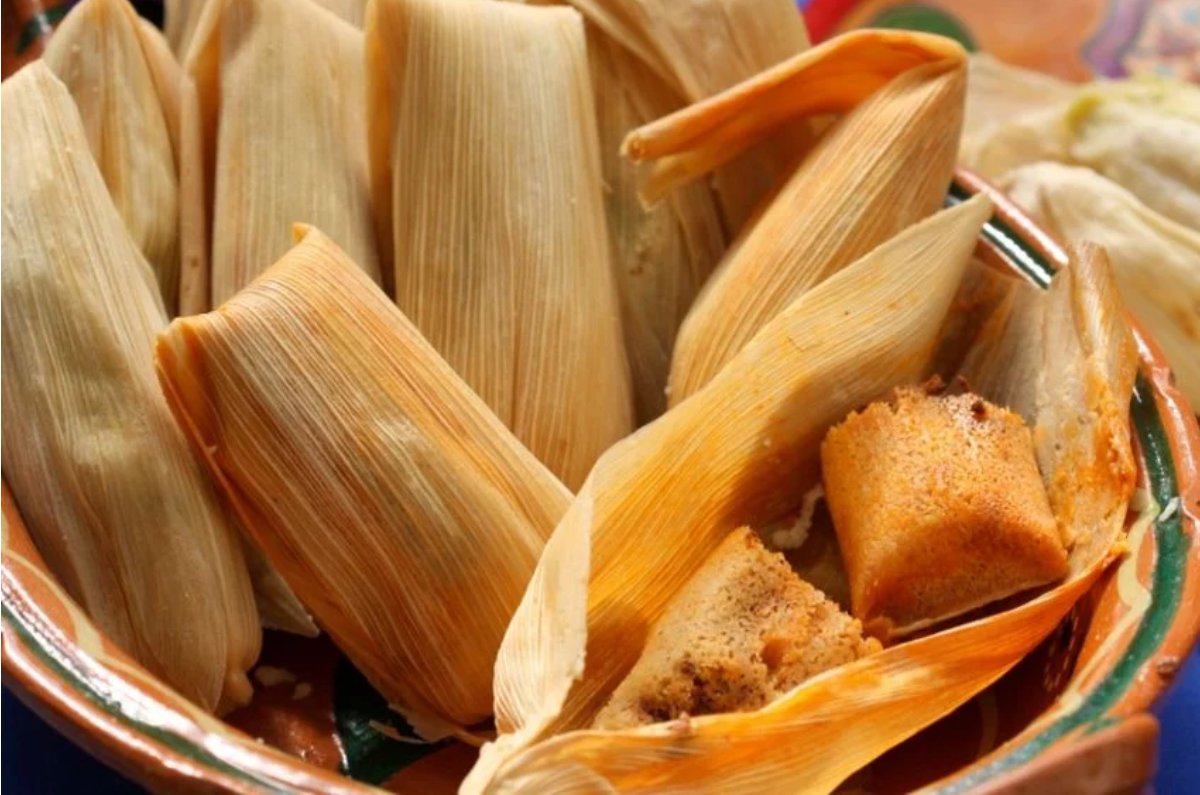 Puedes elegir el relleno que más te guste para los tamales. 