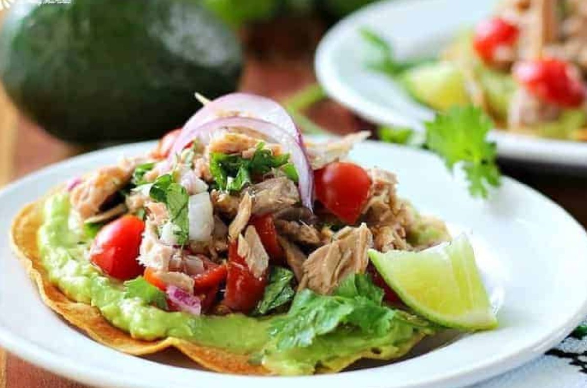 tostadas de atún