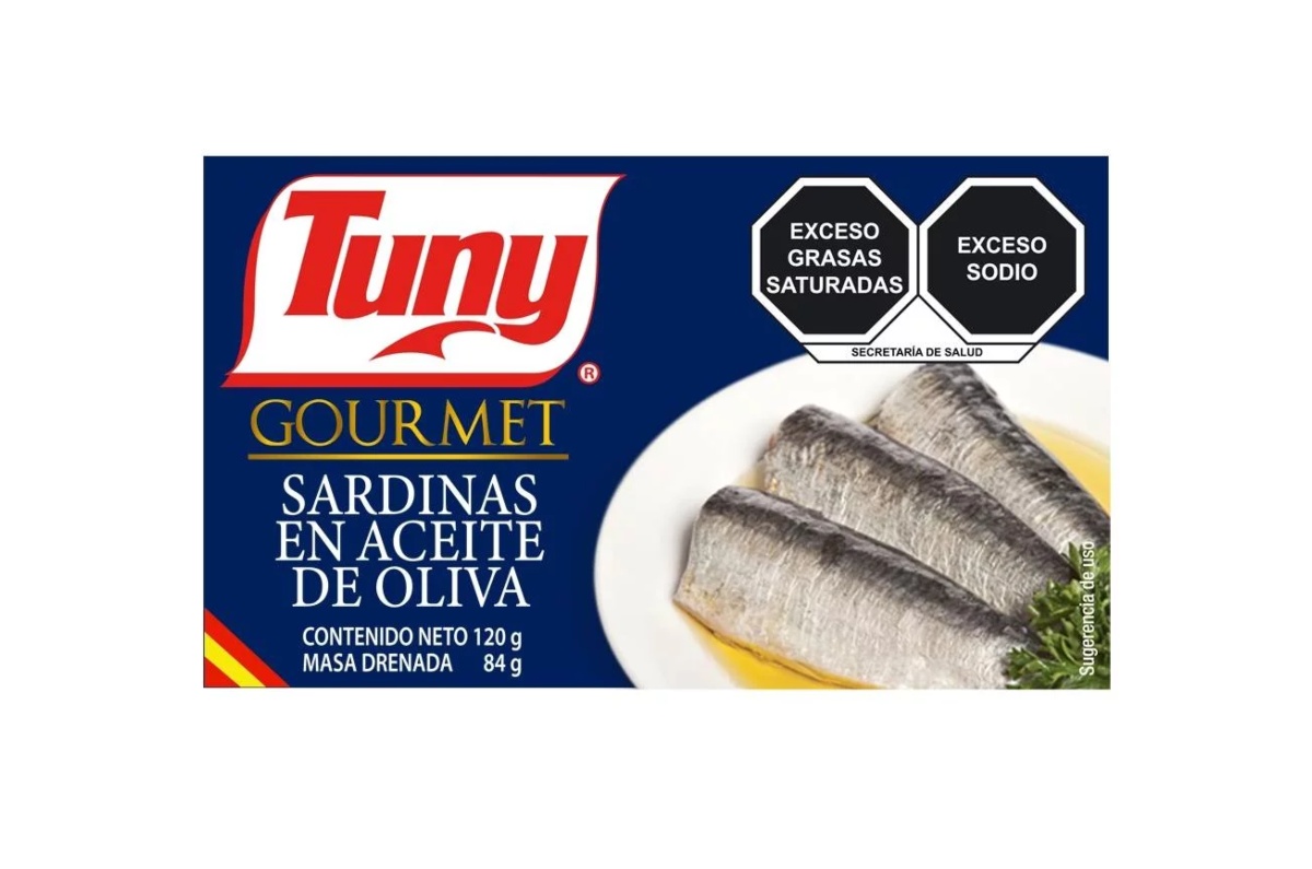 8. Tuny / Sardinas en aceite de oliva / 120 gramos ($37). 