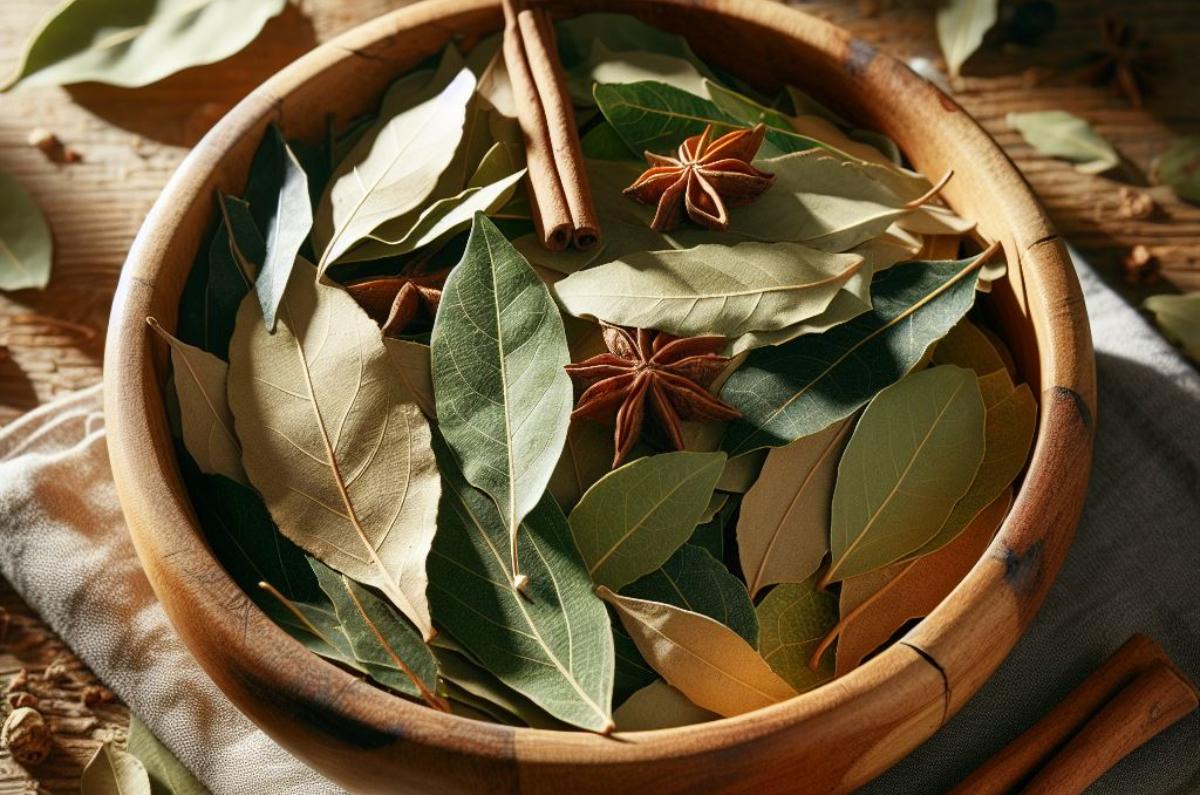 hojas de laurel en la aspiradora