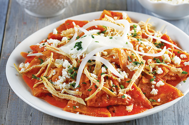 chilaquiles rojos