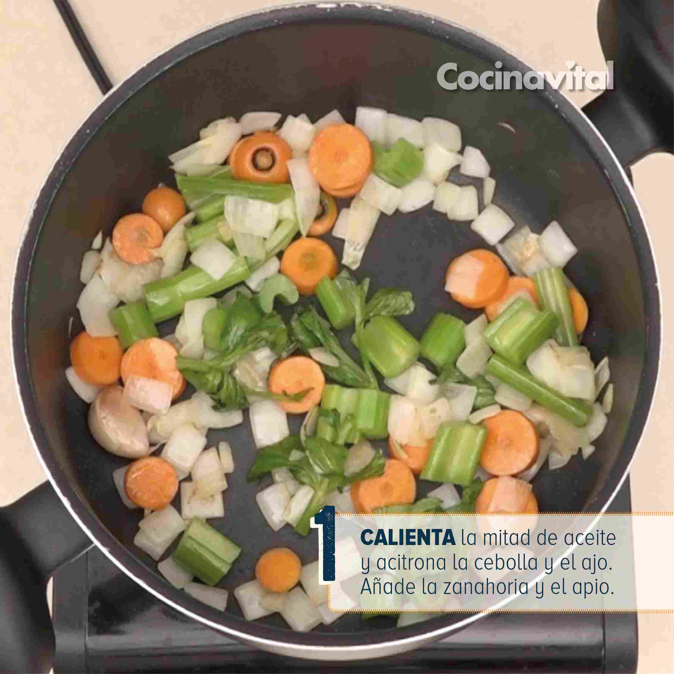 Cocina los ingredientes