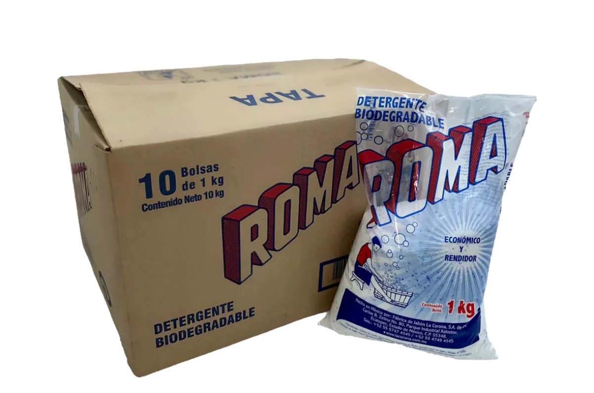 Detergente en polvo Roma multiusos biodegradable 1 kg