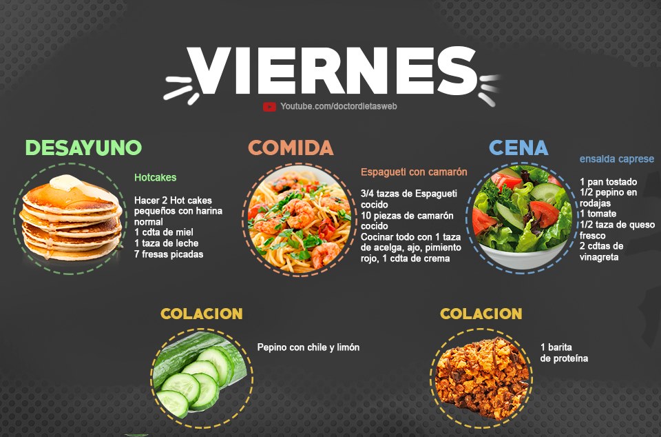 MENÚ DE VIERNES
