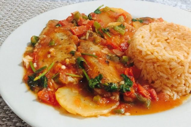 Filete de pescado a la mexicana, ¡en 15 minutos!