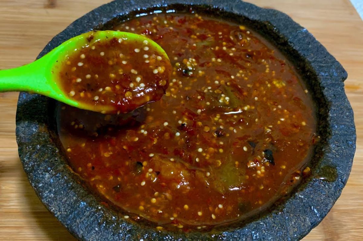 Salsa sencilla de Chile morita