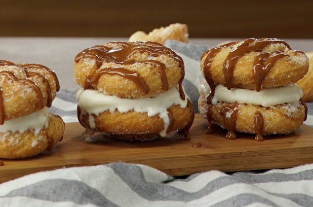 Receta de sandwich de churro con helado, ¡deliciosos y especiales!