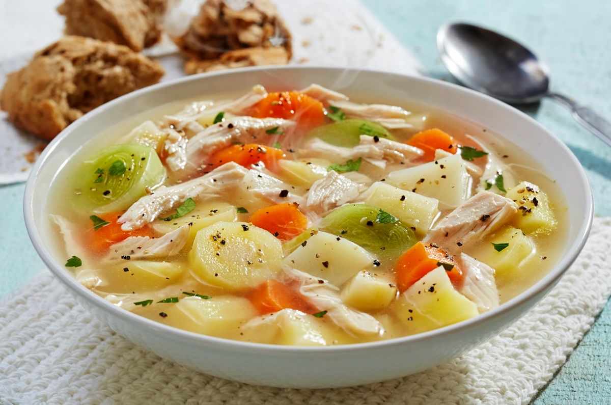 Receta original del caldo de pollo con verduras ¡En 7 sencillos pasos!