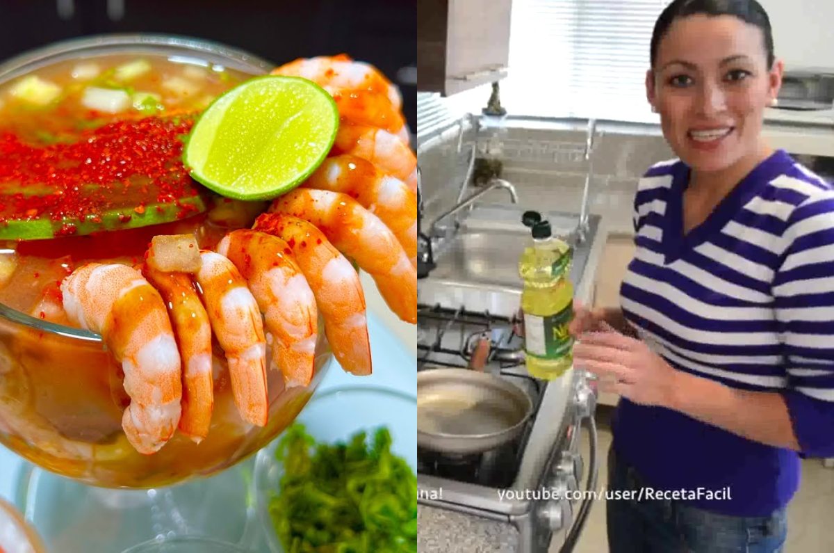 cómo hacer coctel de camarón con la receta de vicky cocina fácil