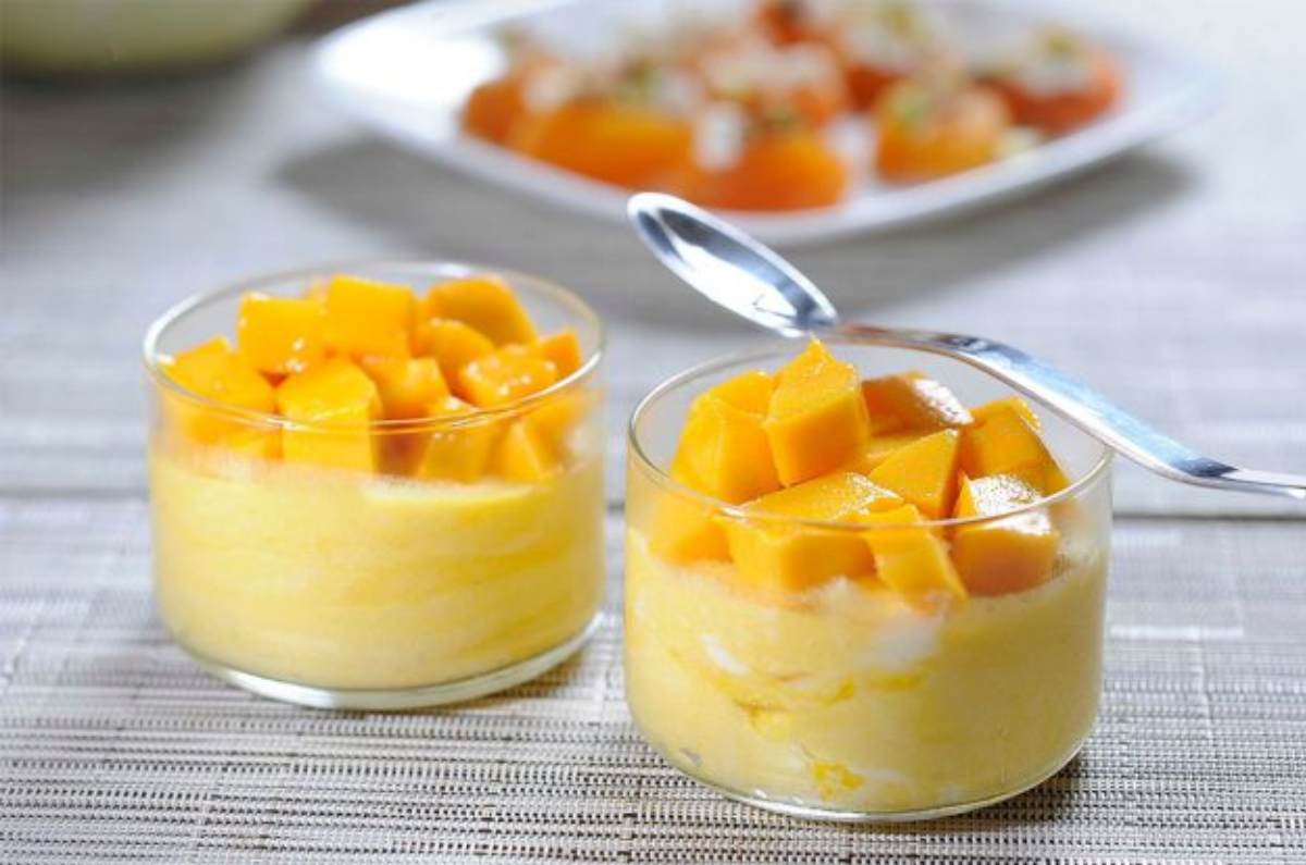 La forma más rápida y sencilla de hacer mousse de mango