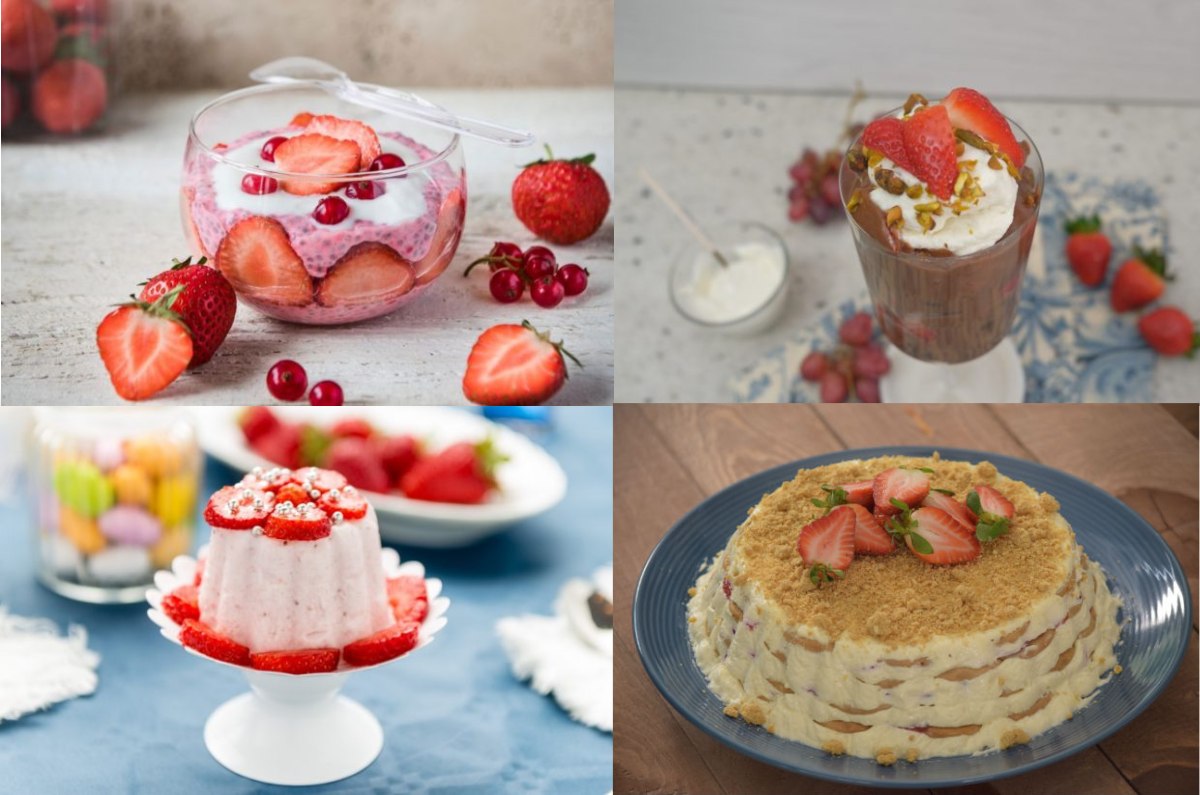 6 recetas de postres con fresas para disfrutar después de cada comida