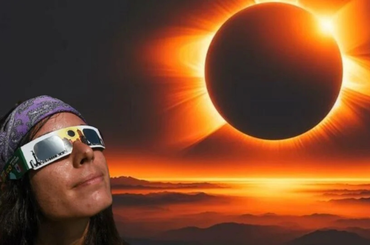 a qué hora es el eclipse solar