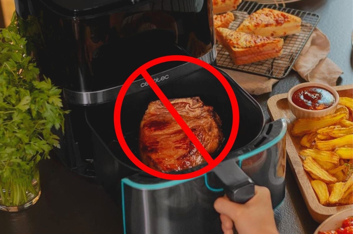 alimentos que no debes cocinar en freidora de aire