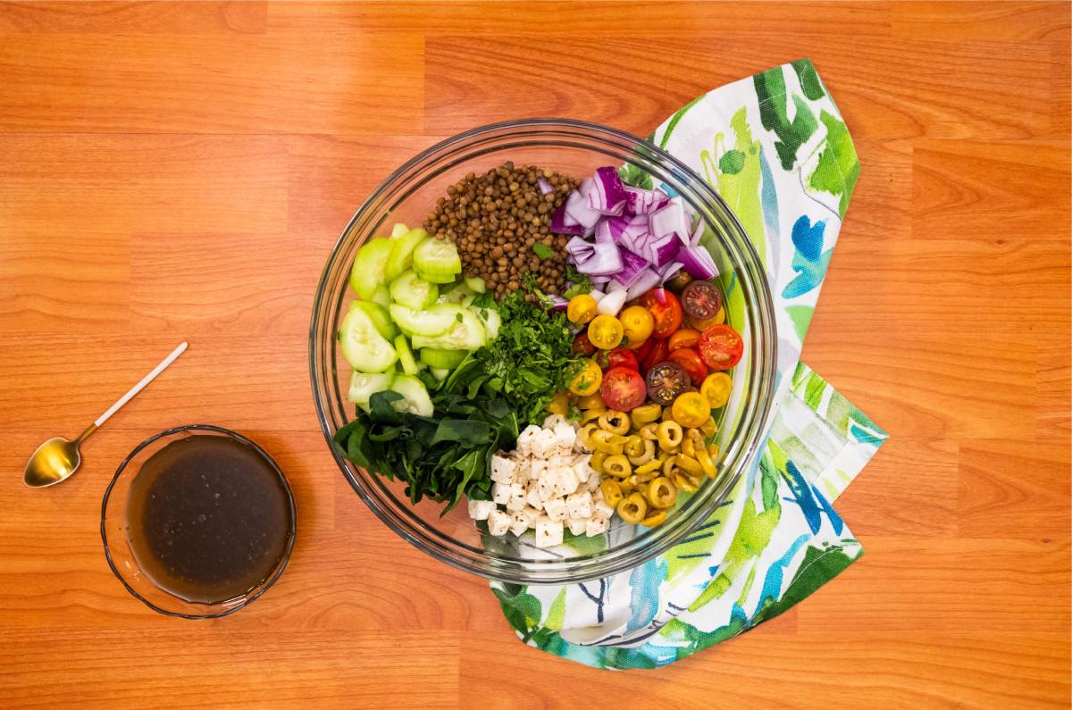 ensalada de lentejas