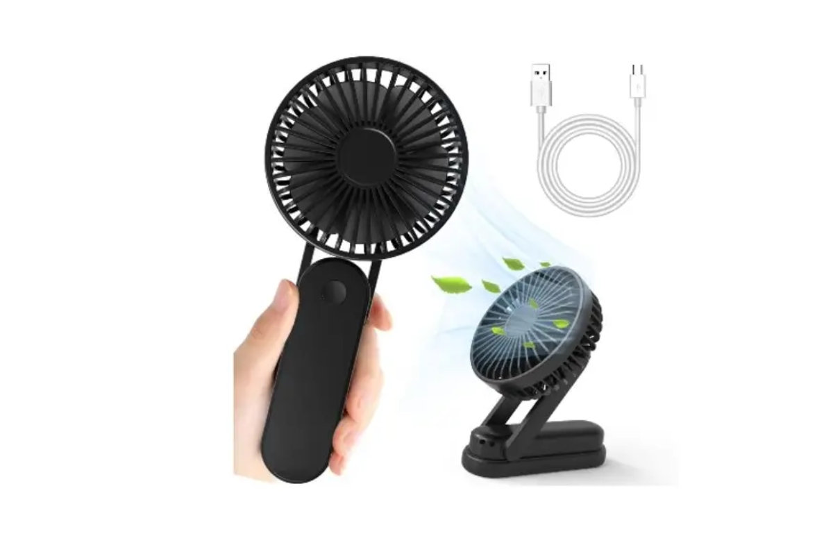 Gifort - Mini Ventilador de Mano Portátil Plegable