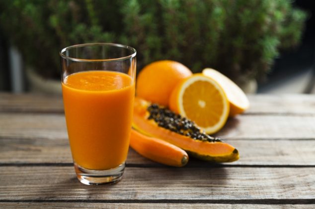 Jugo de papaya