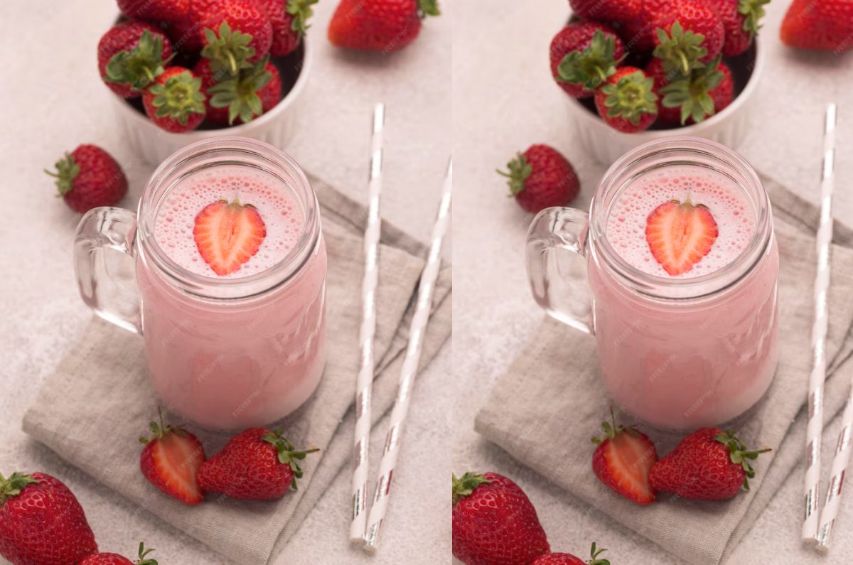 Cómo hacer una exquisita piña colada de fresa, con o sin alcohol.