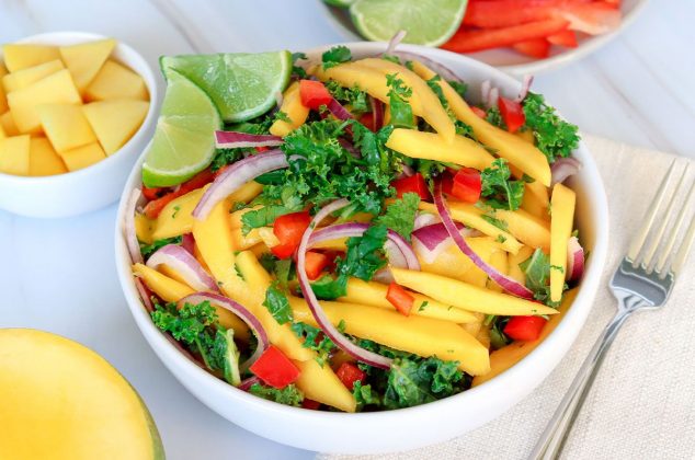 Refrescante ensalada de mango, ¡en 10 minutos!