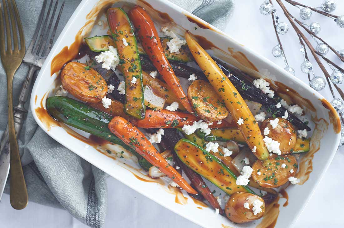 verduras glaseadas