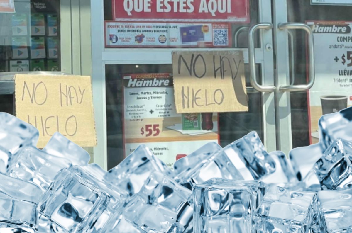 escasez de hielo