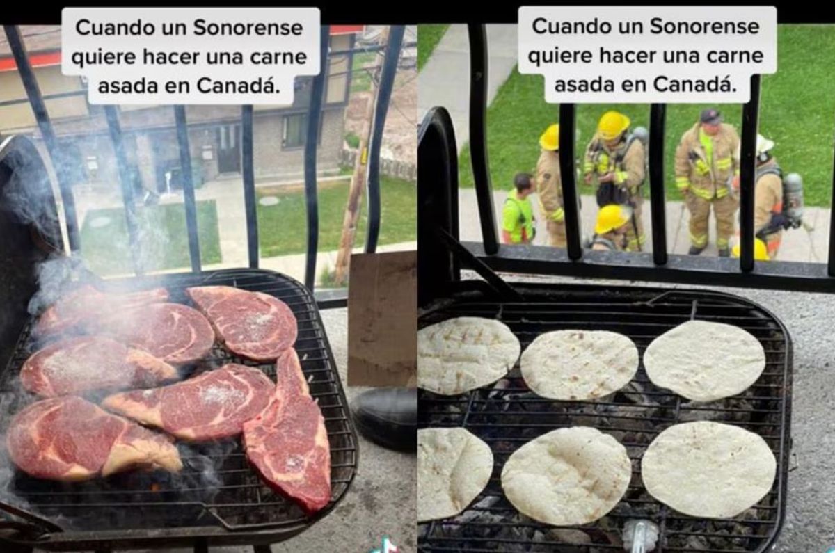 viral | mexicano hace carnita asada en canadá y vecinos llaman a bomberos