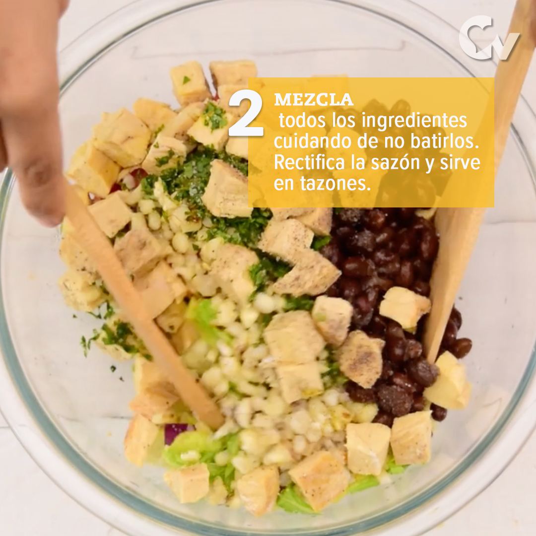 Mezcla los ingredientes