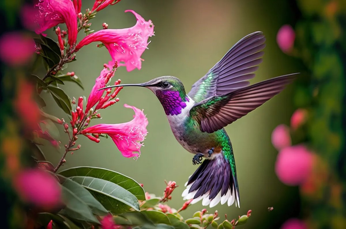 significado de un colibrí