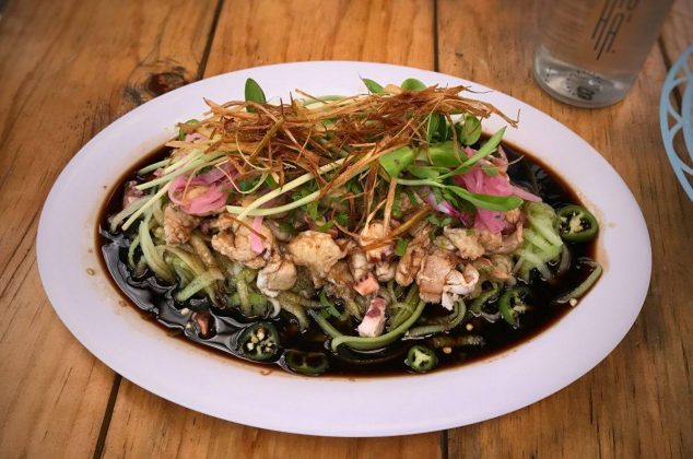 Aguachile negro de camarón