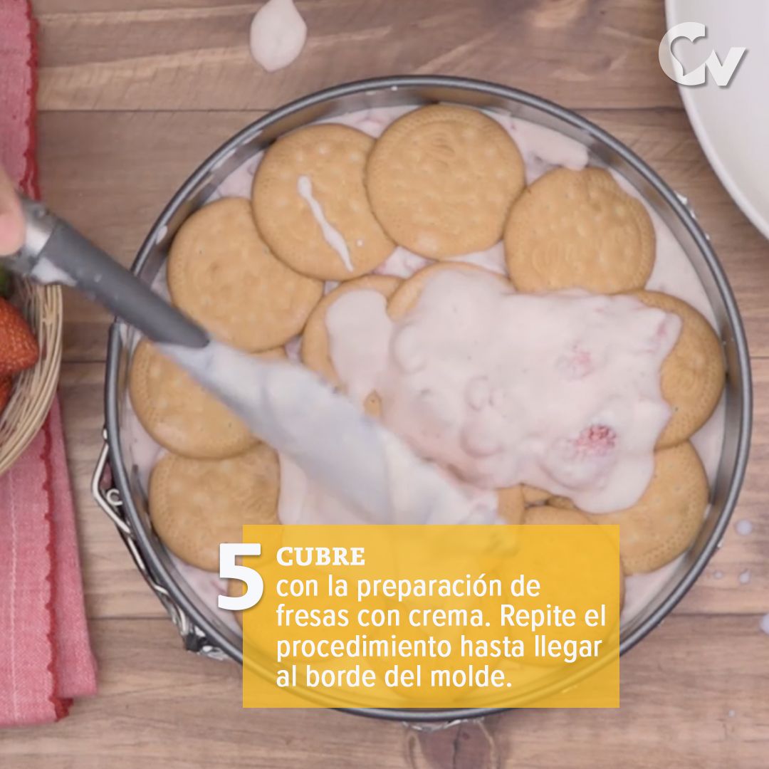 Cubre con la preparación