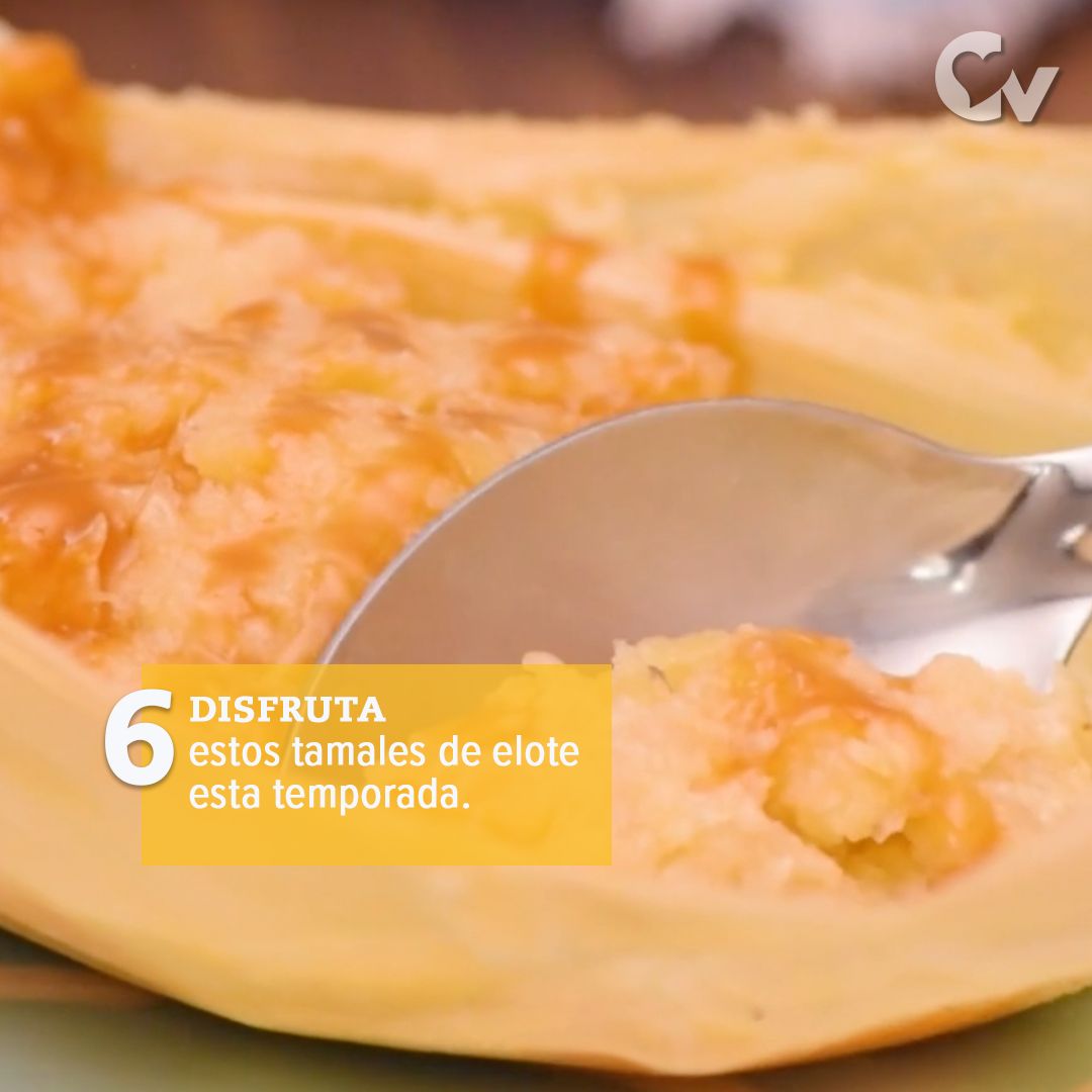 Prepara tamales de elote
