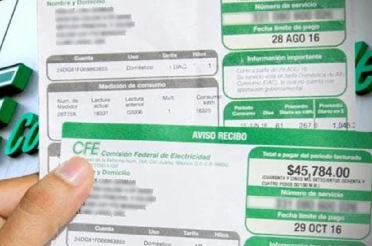 recibo de luz cfe