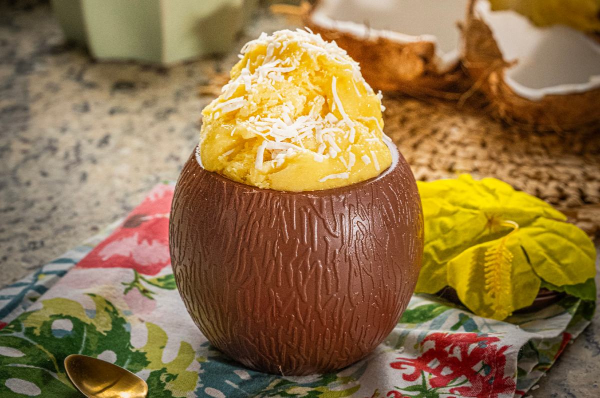 helado de piña colada