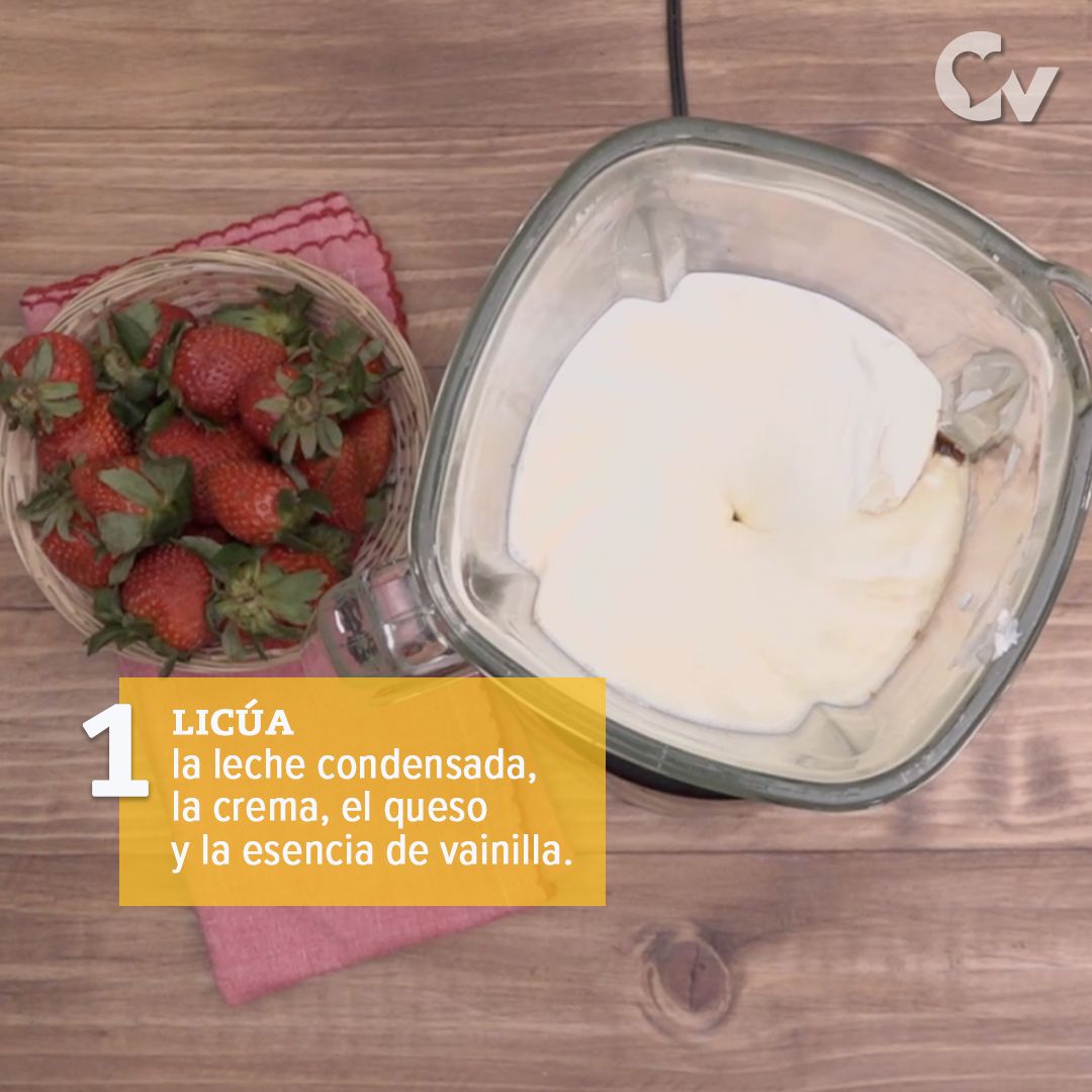 Licúa los ingredientes