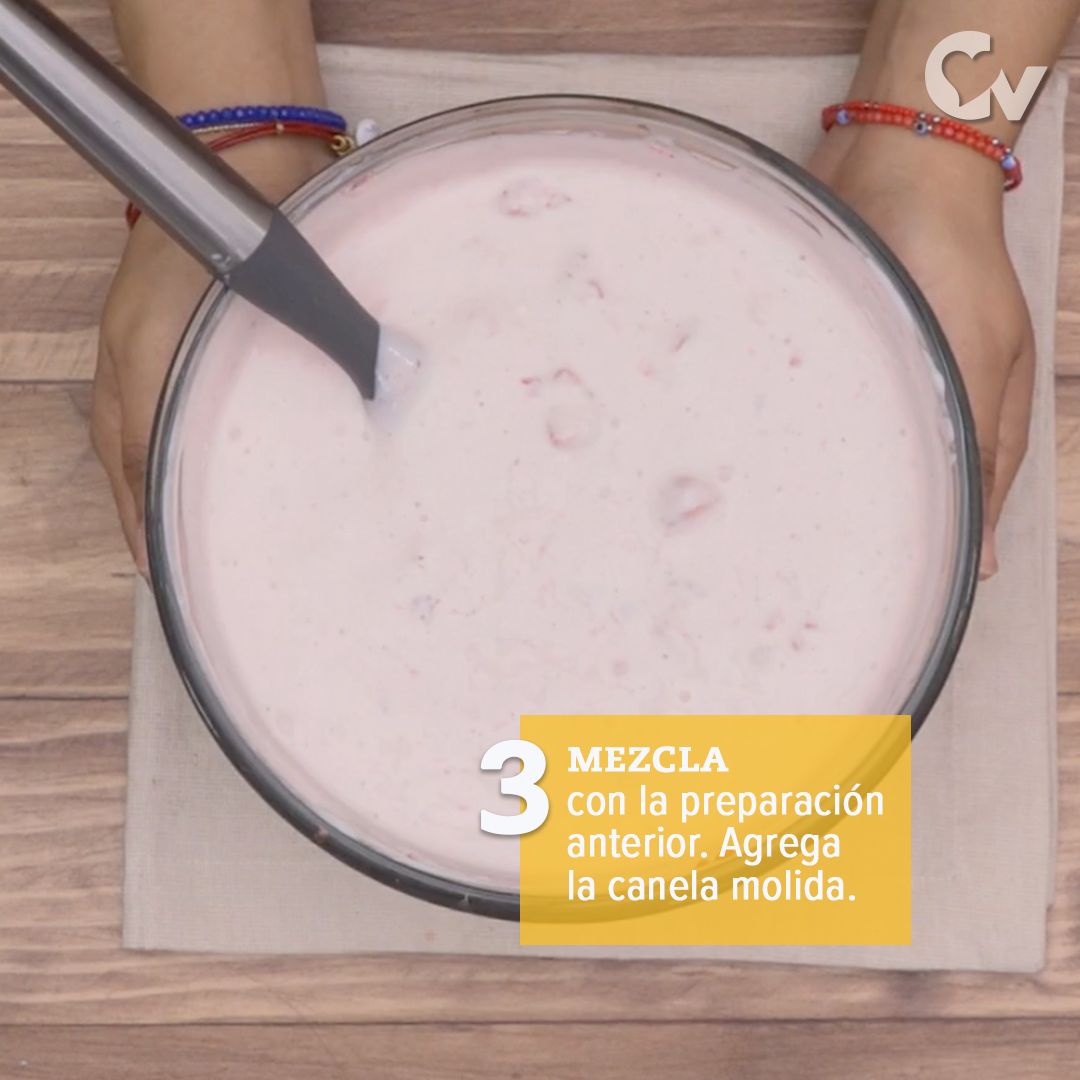 Mezcla los ingredientes