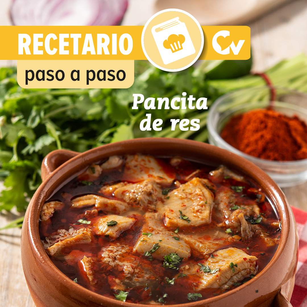Receta Pancita de res