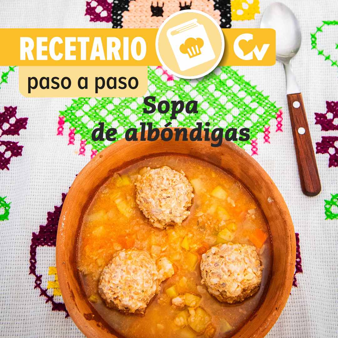 Receta Sopa de albóndigas