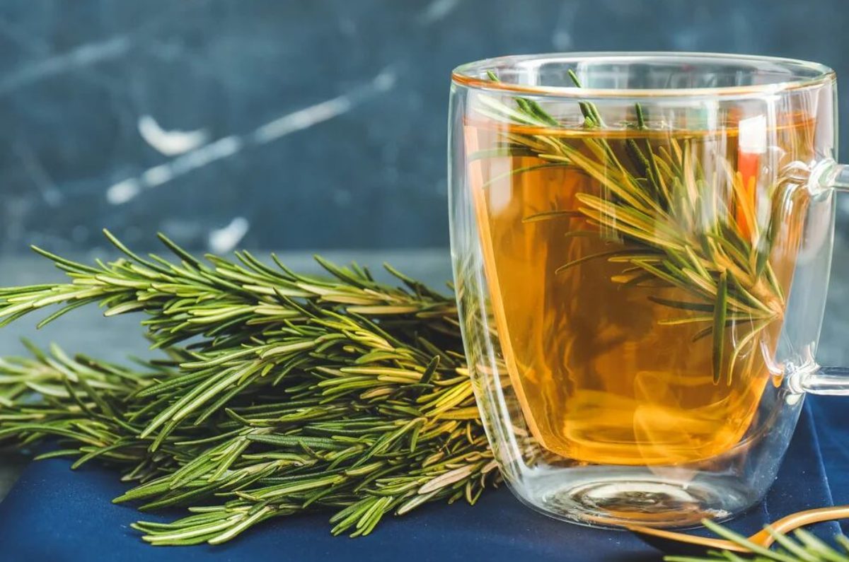 beneficios de beber infusión de romero