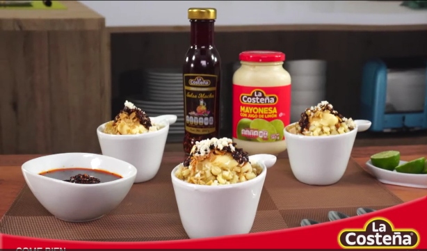 Receta de esquites con salsa macha