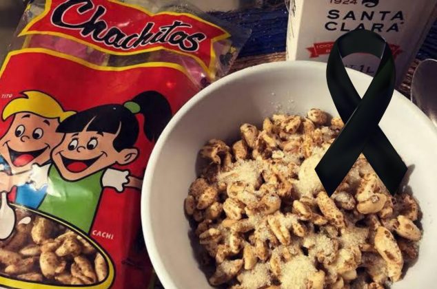 ¡De luto! La triste noticia que involucra al tradicional cereal Chachitos