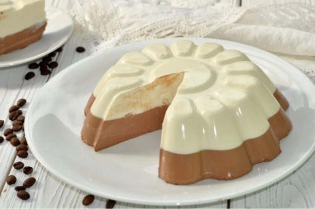 Videoreceta de gelatina de café y queso, receta fácil