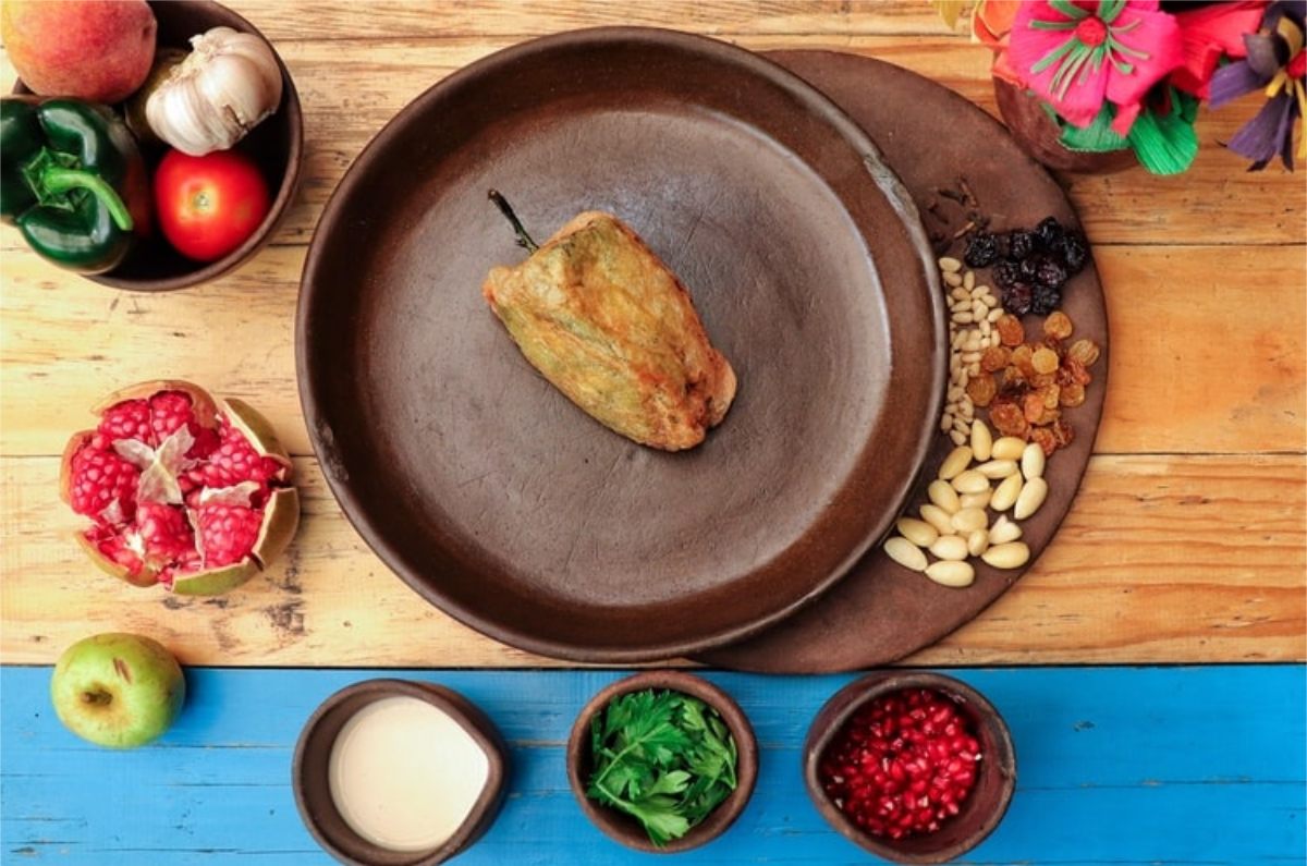 ingredientes para la nogada